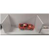 Image 2 : Wooden Hotwheels display inc. 28 die cast cars 33"x14"x14"