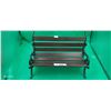 Image 1 : Miniature doll sized park bench 12" long