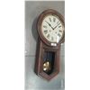 Image 2 : Vintage wooden pendulum clock 30"x16"