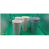 Image 2 : 7 original "1892" wine galvenized buckets