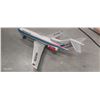 Image 3 : Beautiful 60s tin toy Boeing 727 24" long