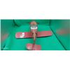Image 3 : Lovely folkart airplane made from Meccano, one of a kind 18" long