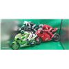 Image 1 : Lot of 3 RC Motorcycles with riders, Larger 2 are 16" long