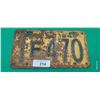 Image 1 : Vintage 1940 Ontario license plate