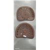 Image 1 : 2 vintage metal tractor seats