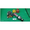 Image 1 : 4 piece beer tap handle and metal tap handle sign jack face