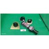 Image 2 : 4 piece beer tap handle and metal tap handle sign jack face