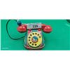 Image 1 : Vintage tin litho toy telephone 5"