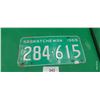 Image 1 : Vintage 1969 Saskatchewan license plate