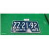 Image 1 : Vintage 1972 Alberta license plate