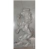 Image 1 : Large ornate aluminum lion, heavy, 30" tall