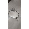 Image 2 : New large white enamel hanging industrial lamp 18" tall with 5 foot chain