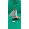 Image 2 : Lot of 4 vintage model boats, yacht, sailboat, etc