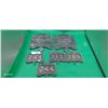 Image 1 : 6 vintage metal hotel signs/numbers