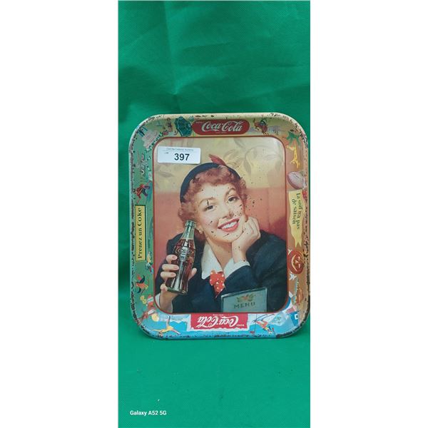 Vintage Coca-Cola tray 13"x10"