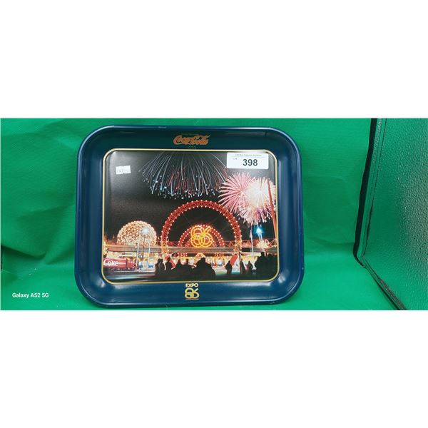 Vintage Coca-Cola tray 13"x10"