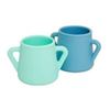 Image 1 : Wean Meister Sippy Skillz Mint and Teal Blue 2 Count