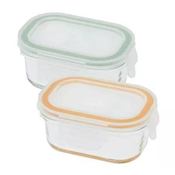 Innobaby Keepin’ Fresh Glass Baby Food Storage Solution 150 mL, 2-Pack