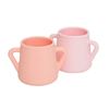 Image 1 : Wean Meister Sippy Skillz Open Cup Training Set for Babies Pink Set of 2
