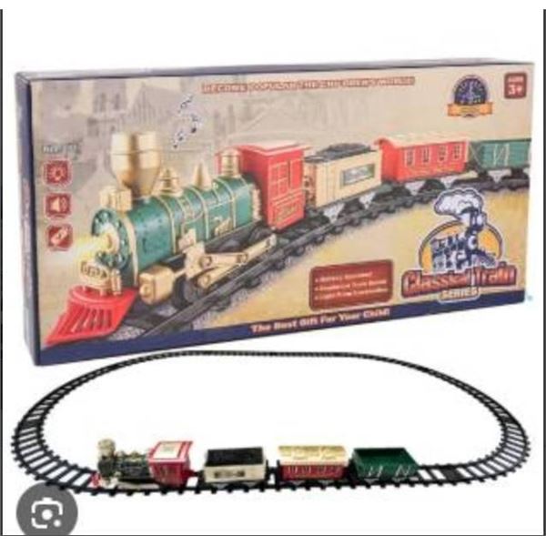 Classic Train Series Toy Set with Sound and Light Features