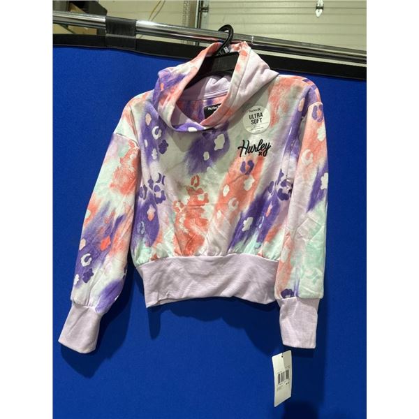 Hurley Girls Pullover Hoodie, Size Small