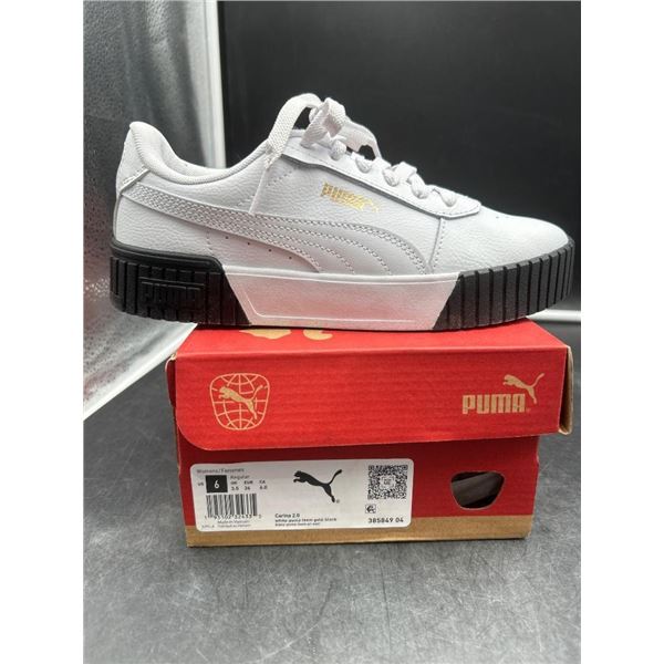 Puma Carina 2.0 Women’s Sneakers US Size 6 White Gold Black