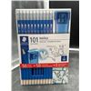 Image 1 : Staedtler Norica Pencil Set With Erasers and Sharpener, 101 Pieces