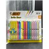 Image 1 : BIC Brite Liner Highlighters, Grip Model, 30 Assorted Colors
