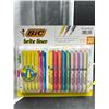 Image 1 : BIC Brite Liner Highlighters, Grip Model, 30 Assorted Colors