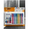 Image 1 : BIC 4-Color Cristal Ballpoint Pens – 30-Pack – Multicolor