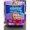 Image 1 : Always Discreet 360 Degree FormFit Underwear, S/M, 19 Count