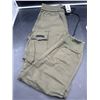 Image 3 : Rjmierr Men’s Olive Green Cargo Jogger Pants with Drawstring, Size 32