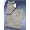 Image 1 : Rjmierr Men’s Olive Green Cargo Jogger Pants with Drawstring, Size 32
