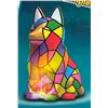 Image 1 : Paint Your Dog Lamp Kit with 12 Watercolor Colors and 2 Brushes for Ages 6+