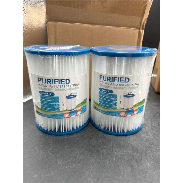 Purified Pool And Spa Filter Cartridge HYBW-II, Pack of 2