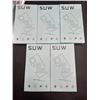 Image 1 : Lot of 5 SUW Pro Cases for Mobile Phones 16ProMax Assorted Colors