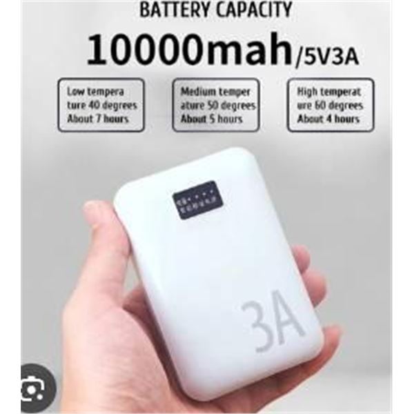 JS LifeStyle Smart Power Bank 16000mAh Rechargeable For Heated Apparel