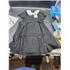 Image 1 : Girls Black Dress with Detachable Collar  Size 7-8 Years