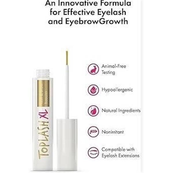 Toplash XL Lash and Brow Booster, 4 Units