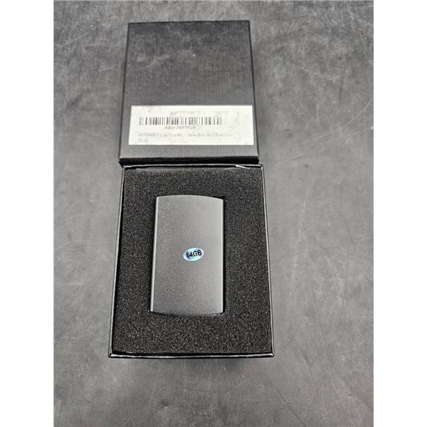 64GB Digital Voice Recorder With On/Off Switch and Accessories
