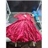 Image 1 : PatPat Red Dress for Ages 12-13 Years with Sheer Heart Sleeves