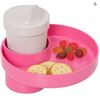 Image 1 : Travel Tray for Cup Holder with Snack Compartments