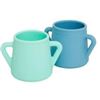 Image 1 : Set of Two Sippy Skillz Open-Cup Training Cups, Silicone Material
