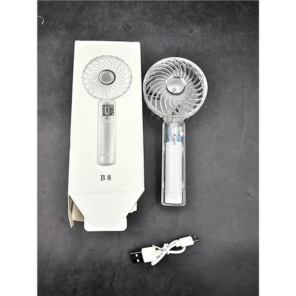 B8 Mini Handheld Fan with USB Charging