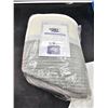 Image 2 : Set of 2 Comfy Homi Cotton Rope Storage Baskets in White and Light Grey