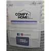 Image 3 : Set of 2 Comfy Homi Cotton Rope Storage Baskets in White and Light Grey