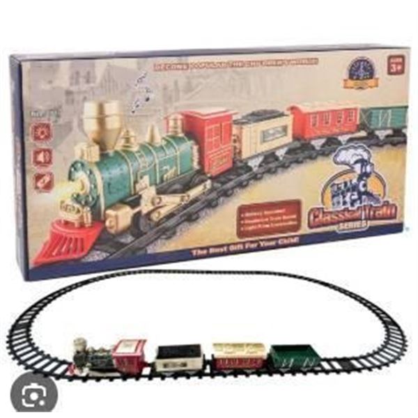Classic Train Series Toy Set with Sound and Light Features