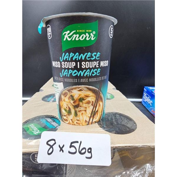 Knorr Japanese Miso Soup with Rice Noodles, 8 x 56g