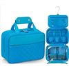 Image 1 : Miishaa Quilted Blue Laptop Sleeve with Protective Cover