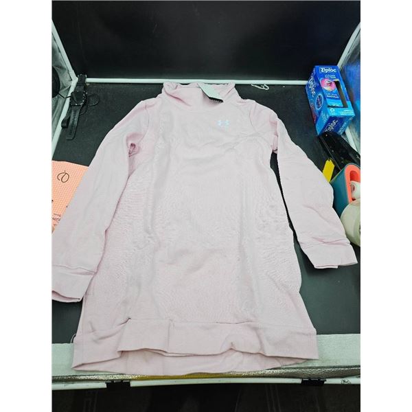 Under Armour Girls’ Long-Sleeve Top, Pink, Size YLG